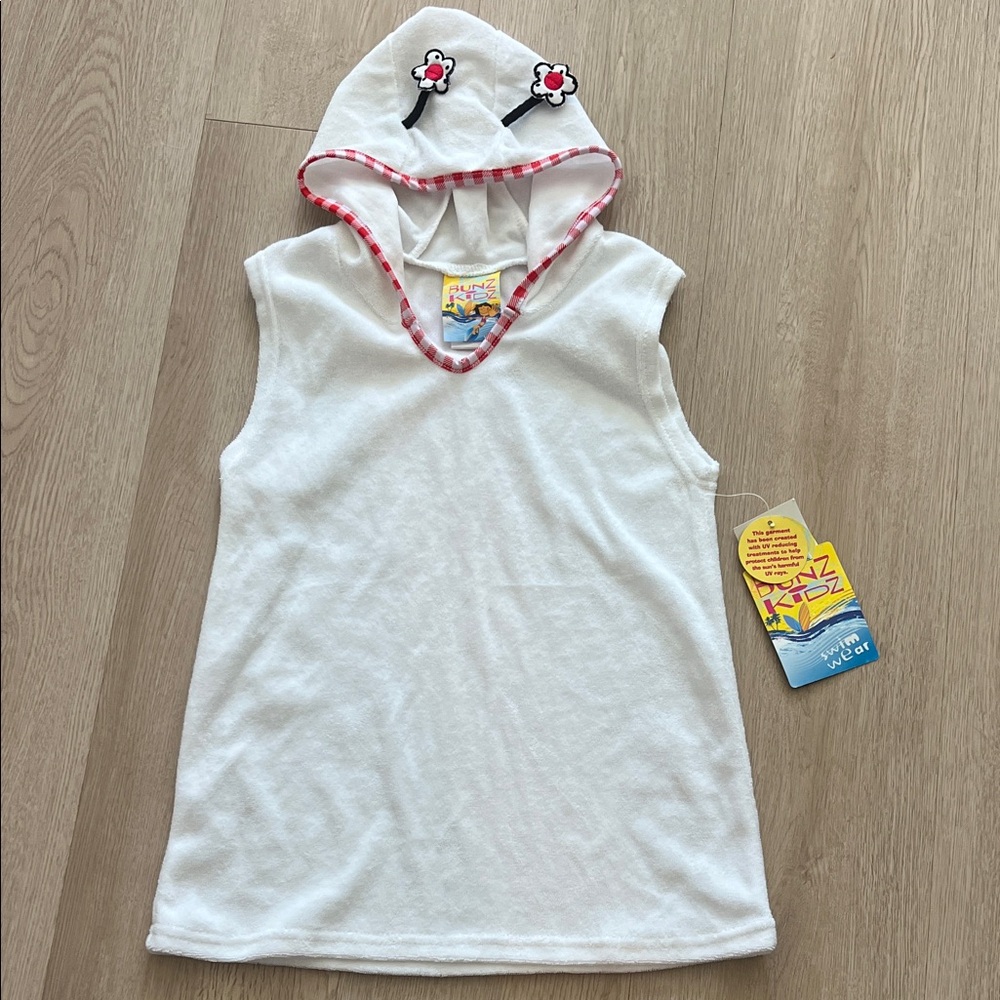 Ladybug Hood Swim Coverup size 5